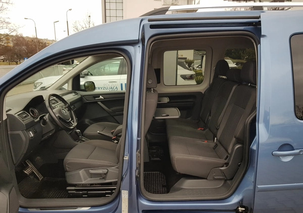 Volkswagen Caddy cena 86900 przebieg: 158930, rok produkcji 2018 z Chodzież małe 137